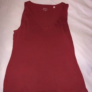 J Crew V Neck Tank, Size Small